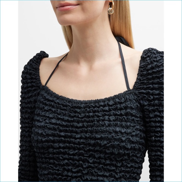 NEW STAUD Cassidy Dress in Black - Picture 8 of 16